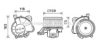 AVA QUALITY COOLING FT8431 Electric Motor, interior blower